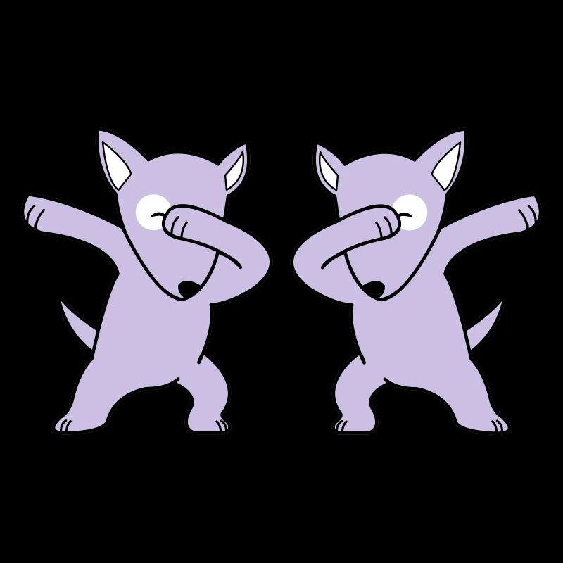 dog dabbing