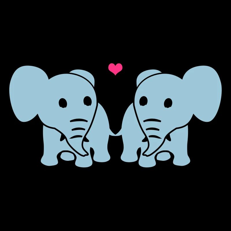 Les éléphants dans l'amour