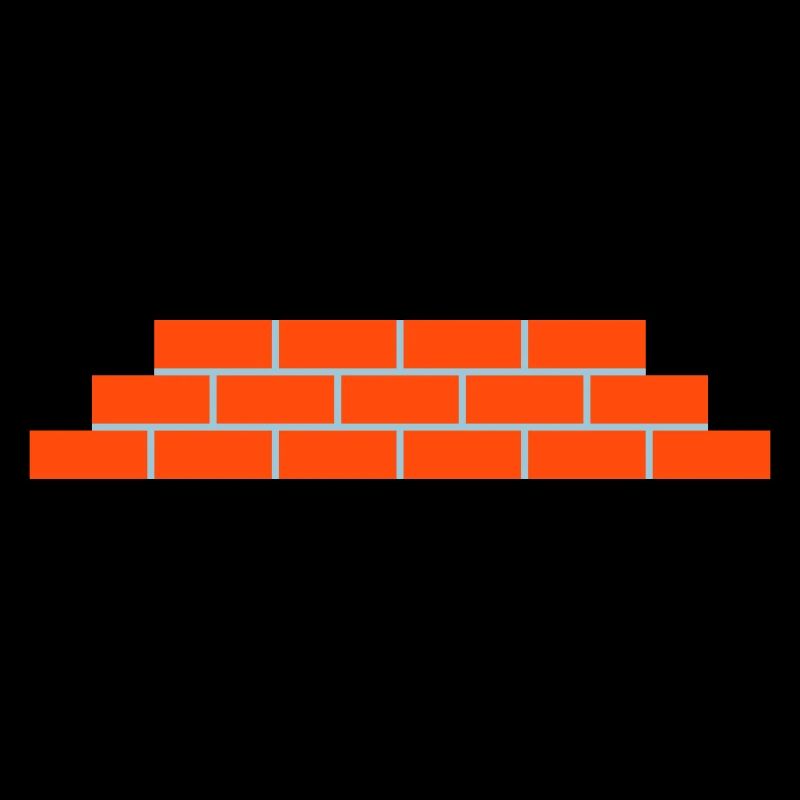 wall bricks red cement