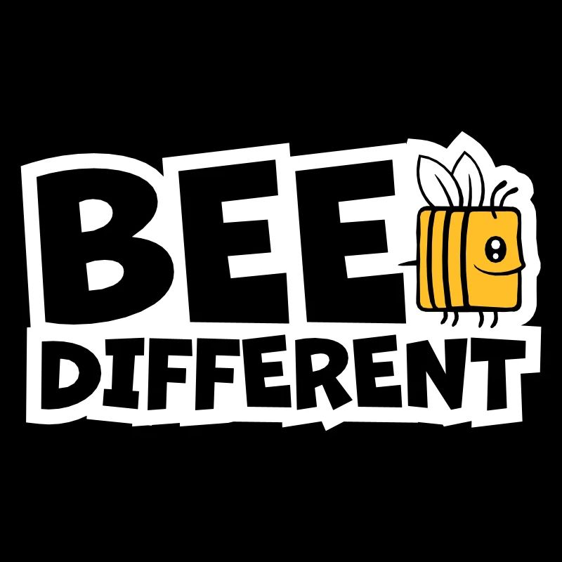 bee different Spruch Zitat