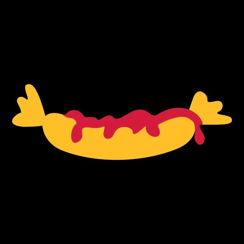 Wurst mit Senf / sausage with mustard (2c)