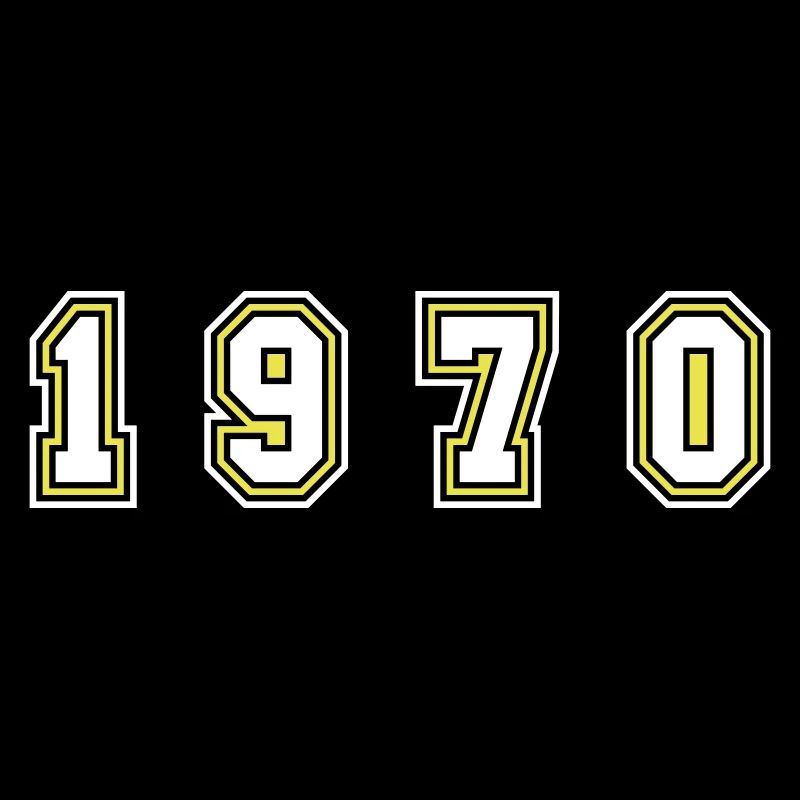 1970 Jahr Zahl
