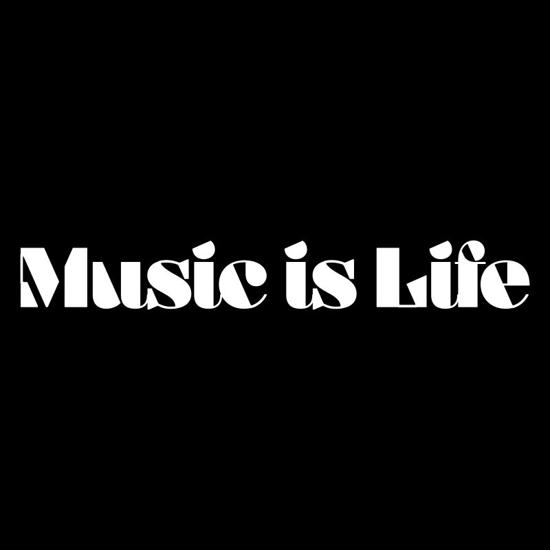 Music is Life blanc