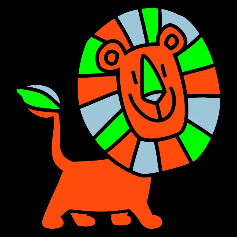 Gentil Lion Cartoon par Cheerful Madness!!