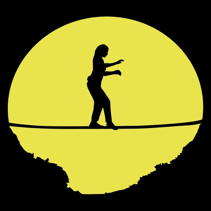 Slacklining Woman