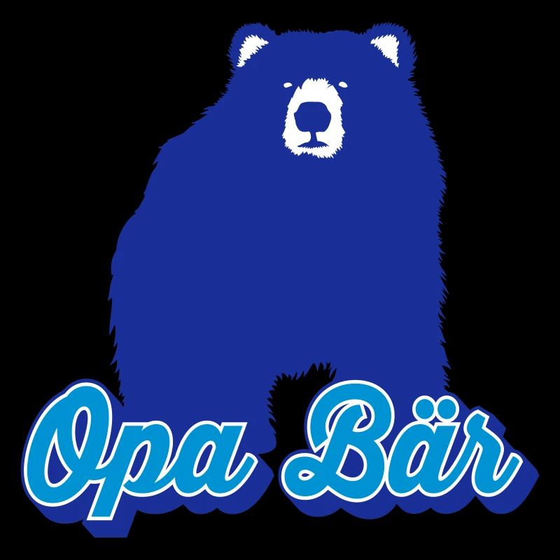 Opa Bär Bester Opi Großvater | Farben änderbar