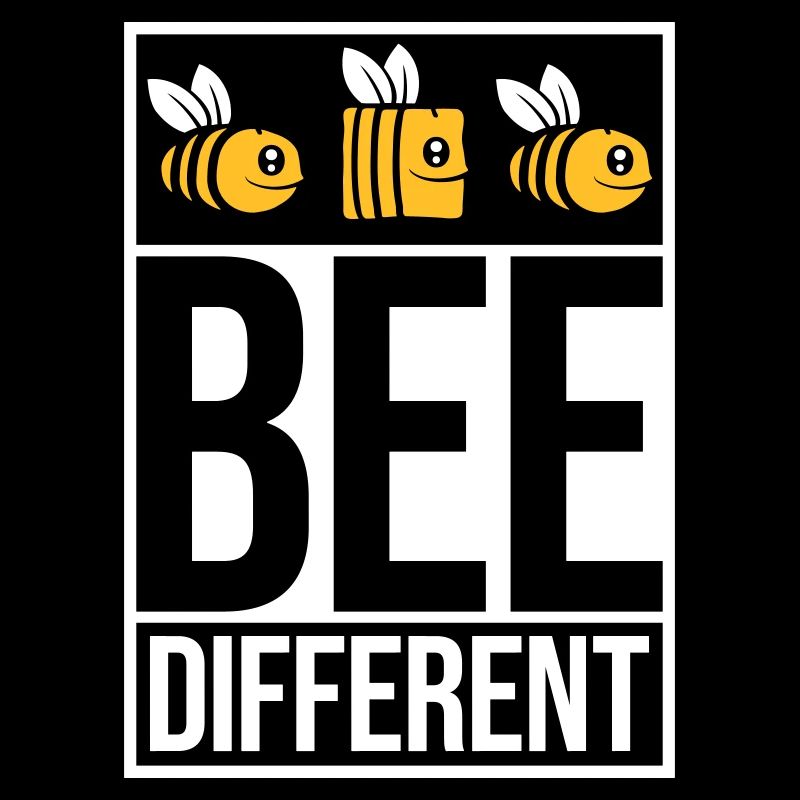 bee different Spruch Zitat