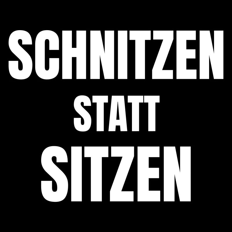 Schnitzen statt sitzen