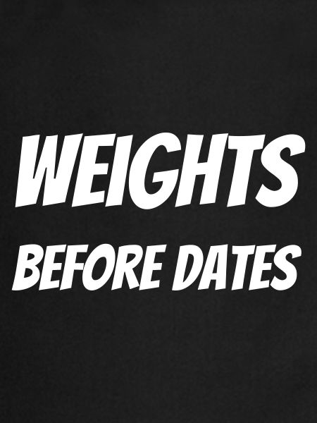 Weights before dates