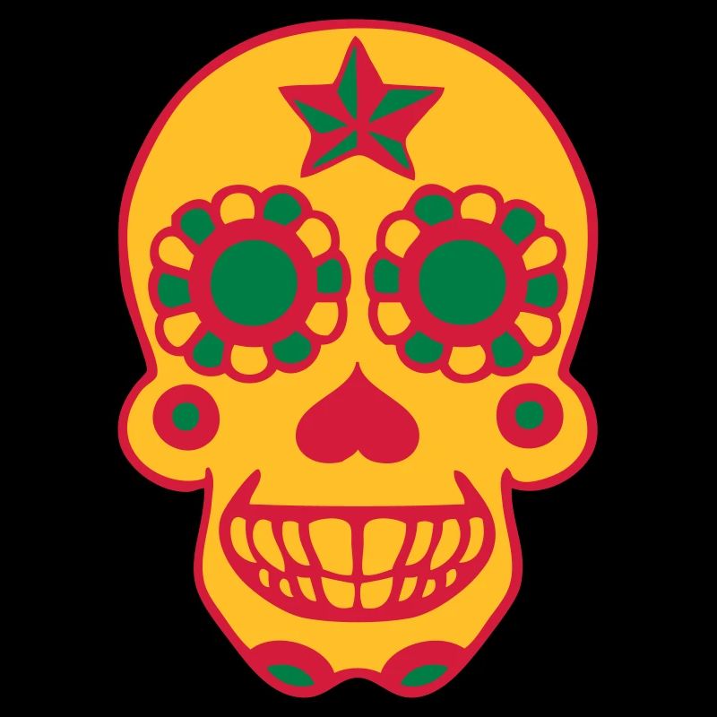 Mexikanischer Schädel Calavera-Schädel tot