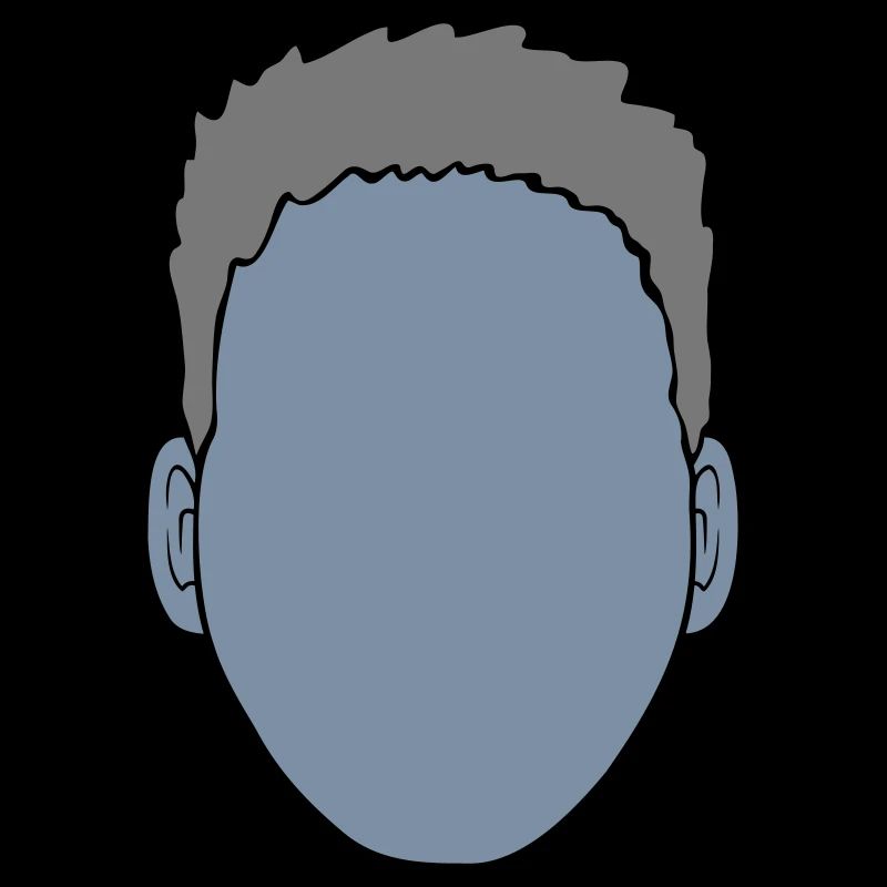 Conception de tête de visage vide