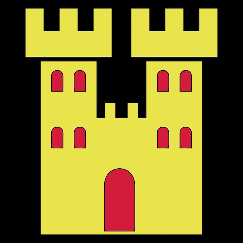 Castle Drawing Coat of Arms Symbol Drawing Gift