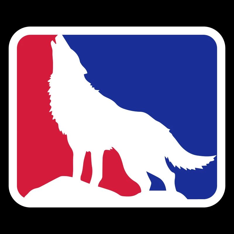Wolf Dog Wildlife Werewolf Logo | Colors can be changed