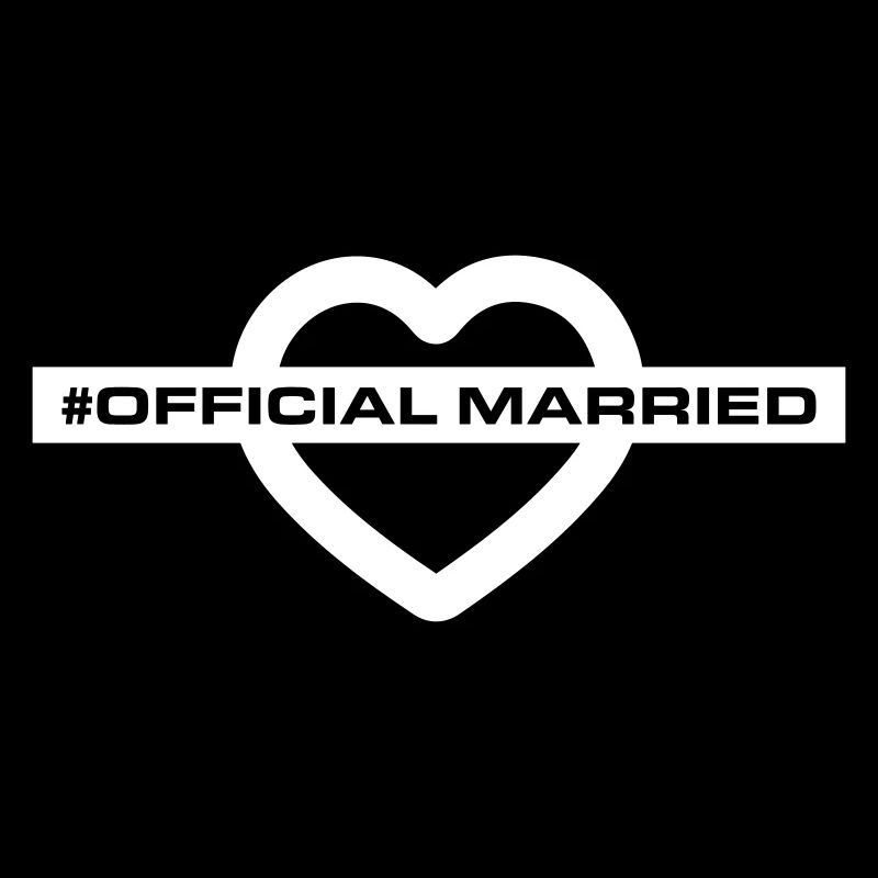 Married Wedding Heart