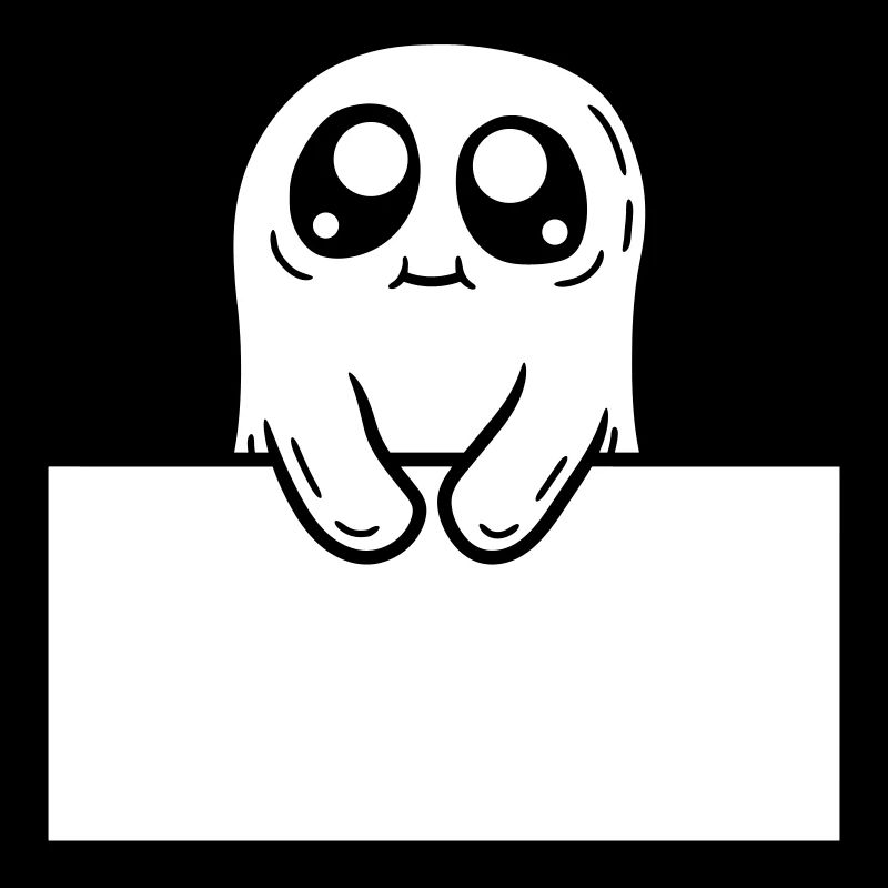 Ghost Shows Shield Cartoon