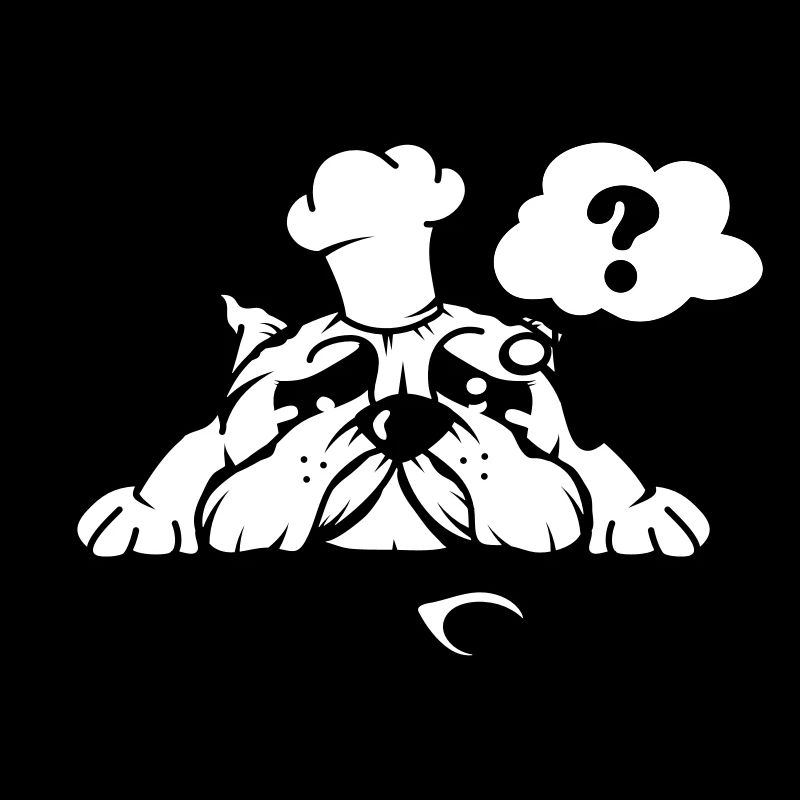 Comic speech bubble question mark