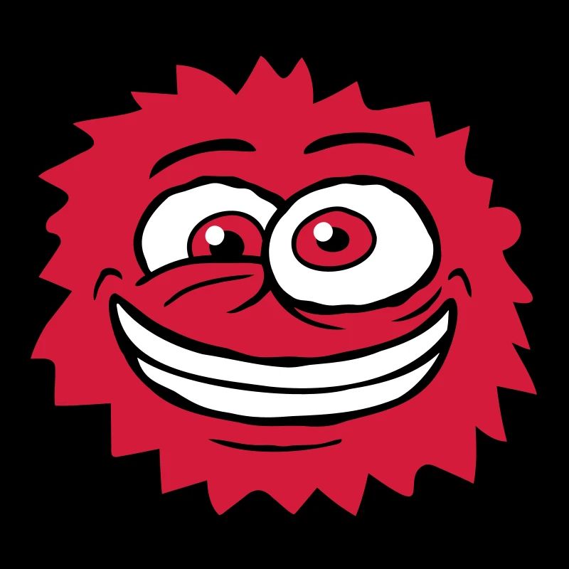 Monster verrücktes Comic Gesicht