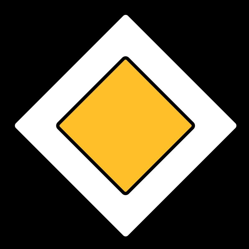 Vorfahrtsschild
