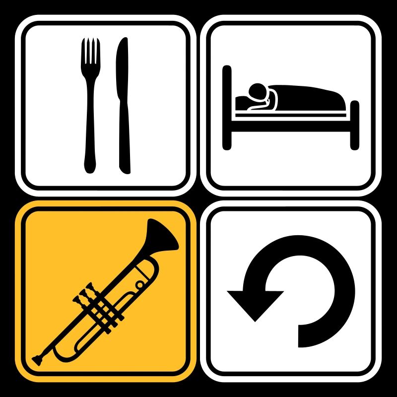 Trompete Eat Sleep