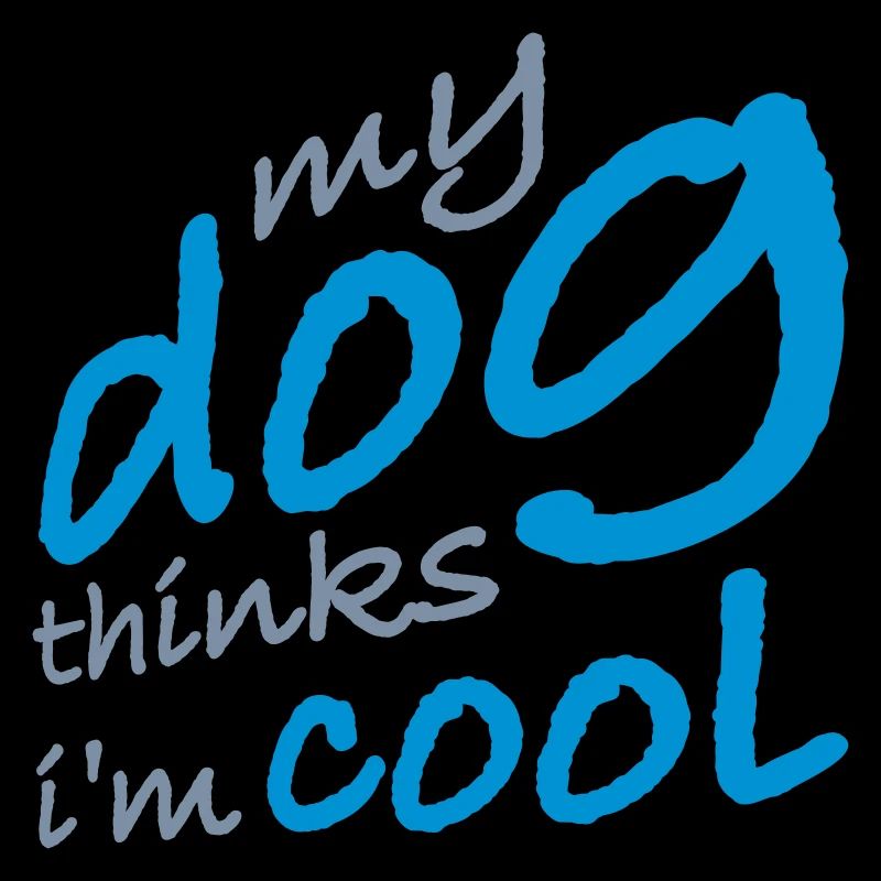Dog thinks in the cool