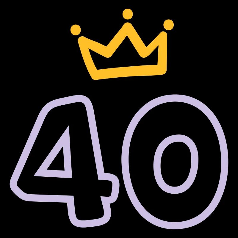 40. Geburtstag Krone Geschenk