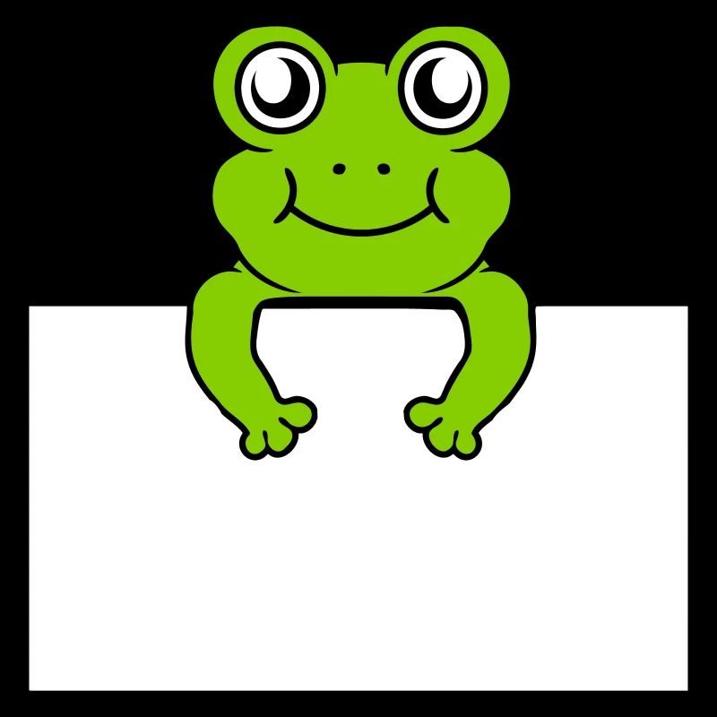 Texte présent Comic Frog