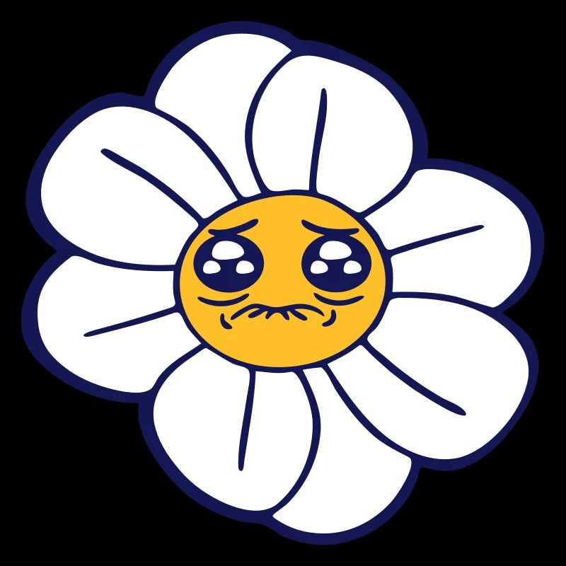 Marguerite Sad Face Crying Spring Summer