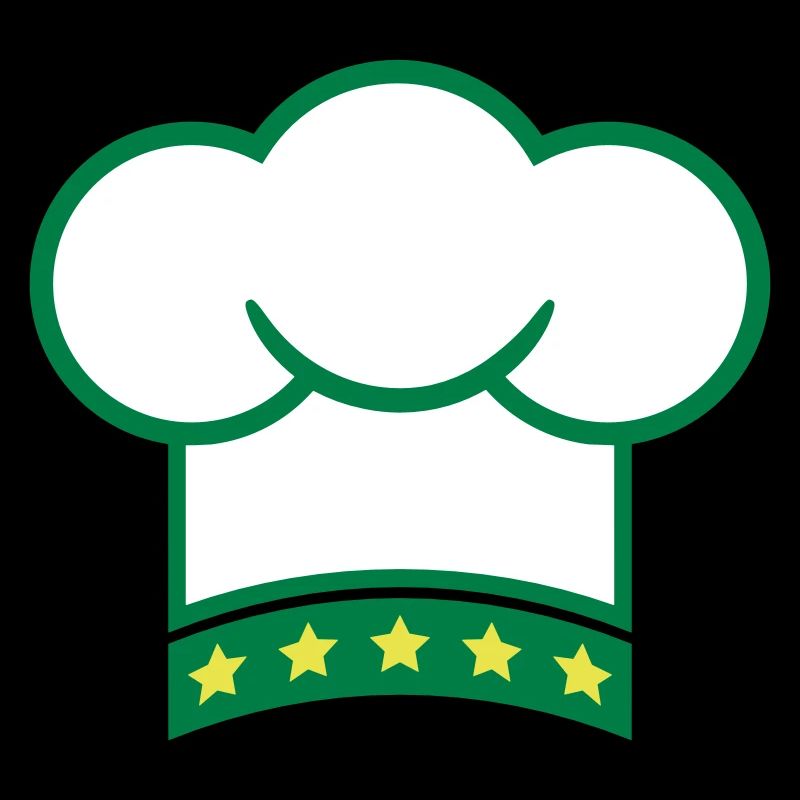 Chapeau de chef 5 étoiles Kitchen Master Chef Cool