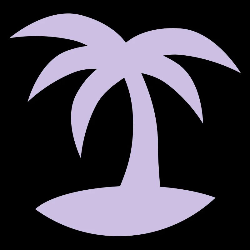 Palm Tree Island Tree Plage Vacances Noix de Mer Cool