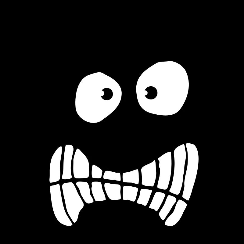 Insecure Anxious Comic Cartoon Face