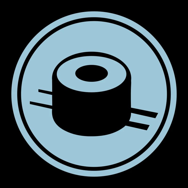 Cercle d’icônes de sushis