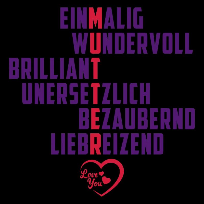 Muttertag Mutter Mama Mom Geschenkidee