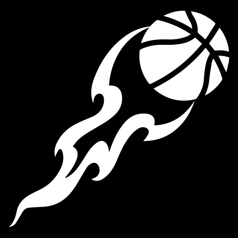 Basketball flame