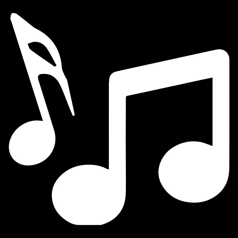 Panneau des notes de musique