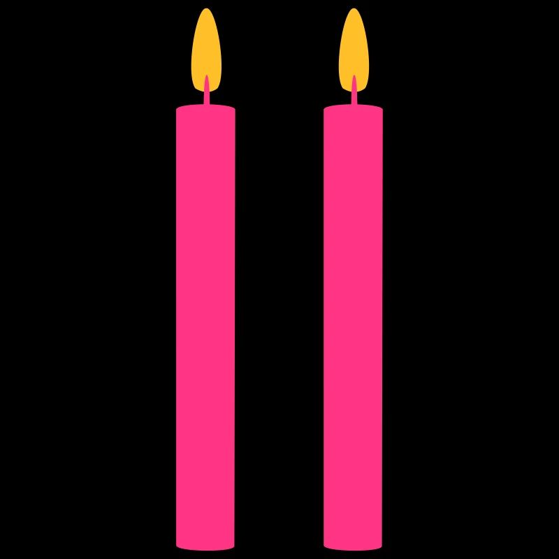 2 Candles / / two / / Second Birthday / / second
