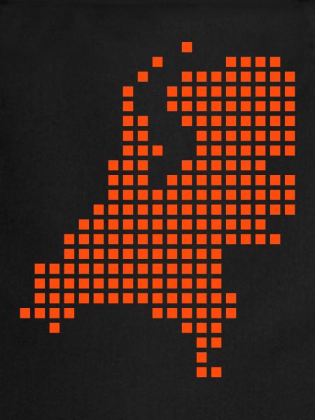 Pays-bas pixel map holland