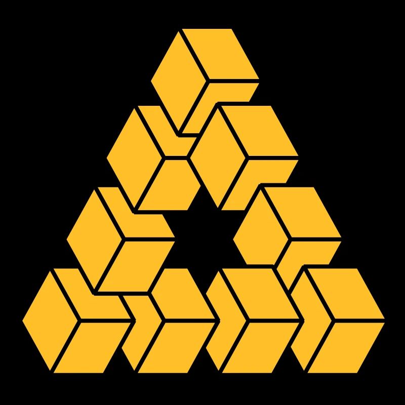 Optical illusion - Impossible figure