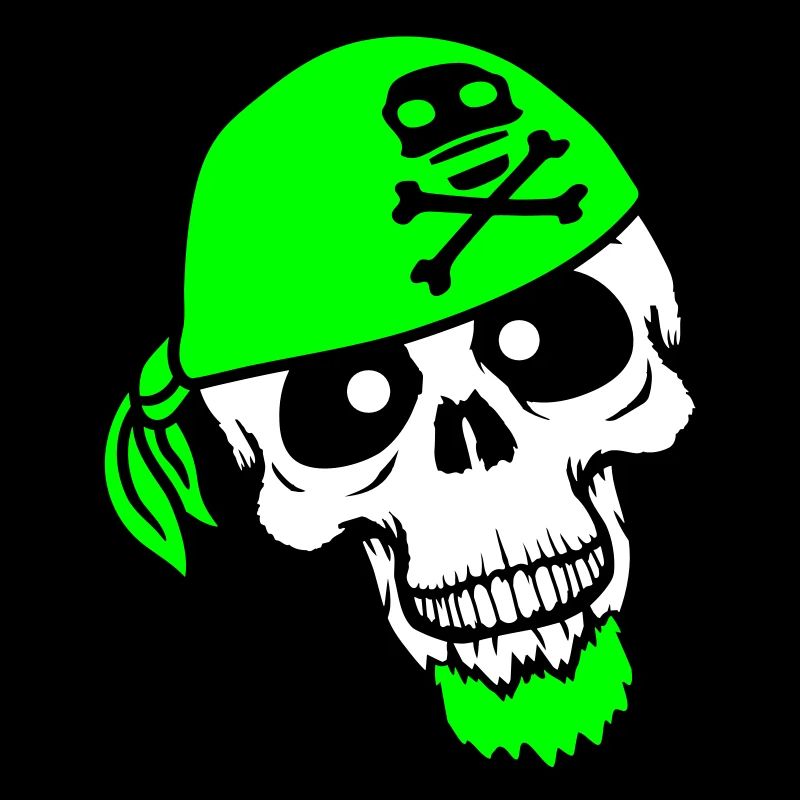 Pirate Hat Skull Skeleton Skull Halloween Head