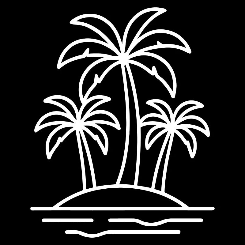 Palmen Insel Urlaub