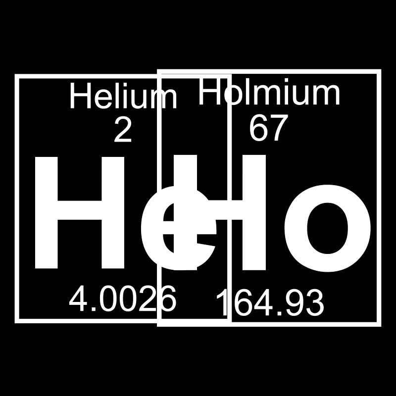 Periodic table element 2 - He (helium) - BIG