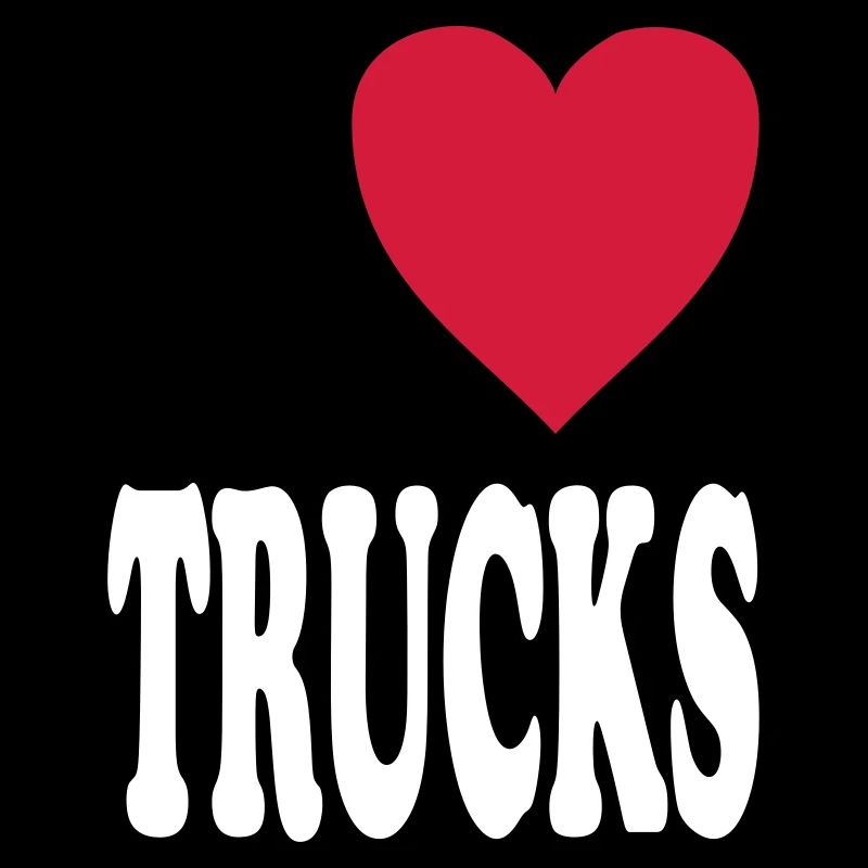 I love TRUCKS (colors selectable!)