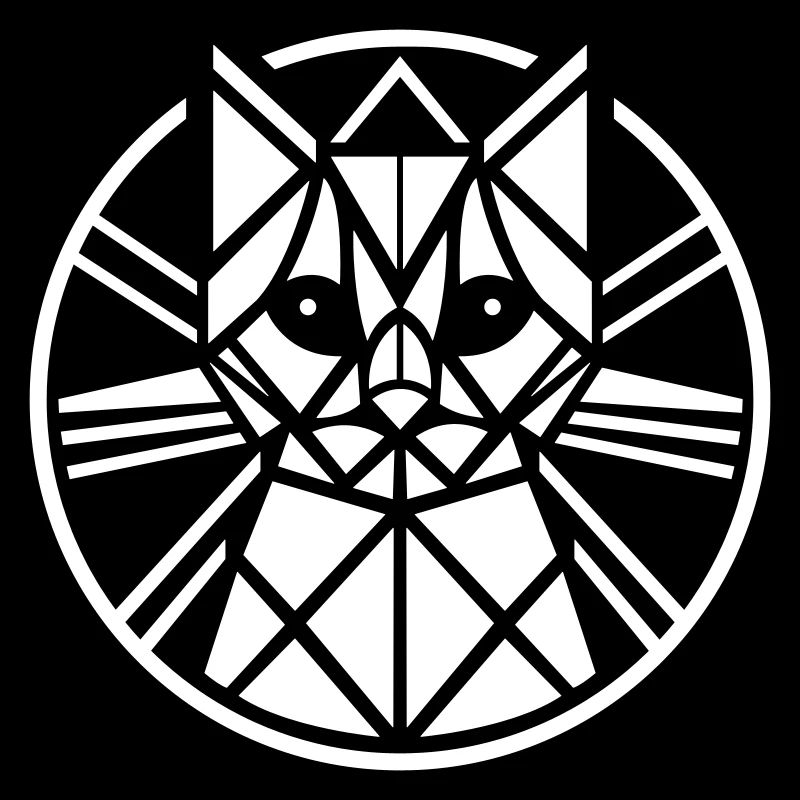 Artéfact de conception créative de chat