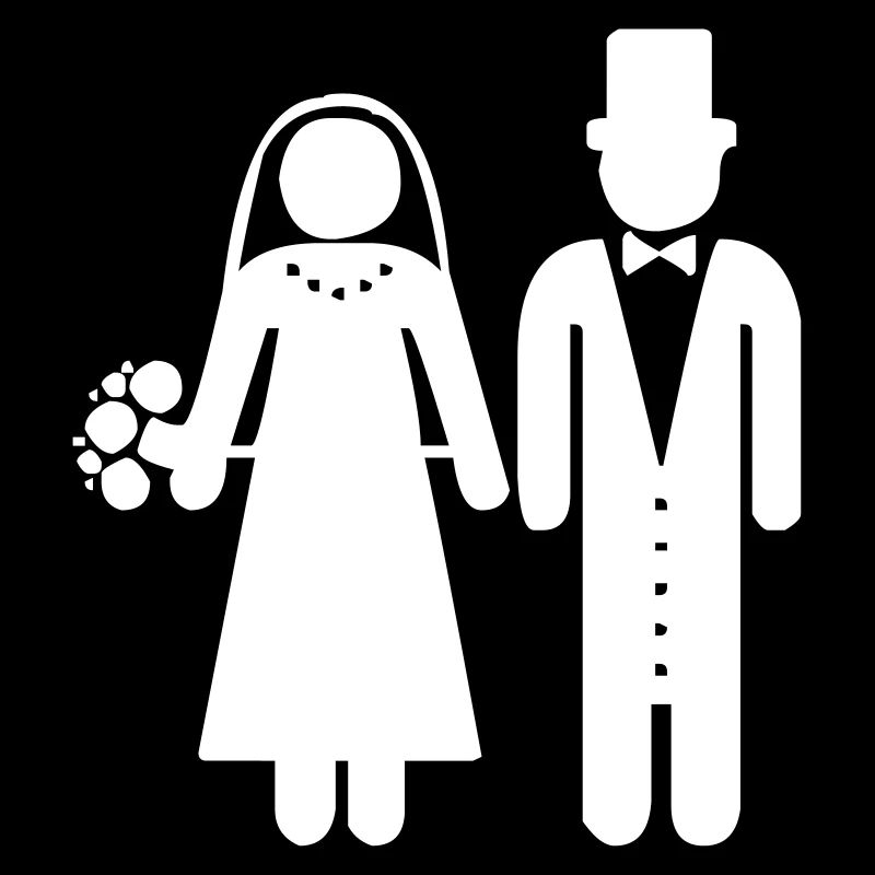 A wedding couple