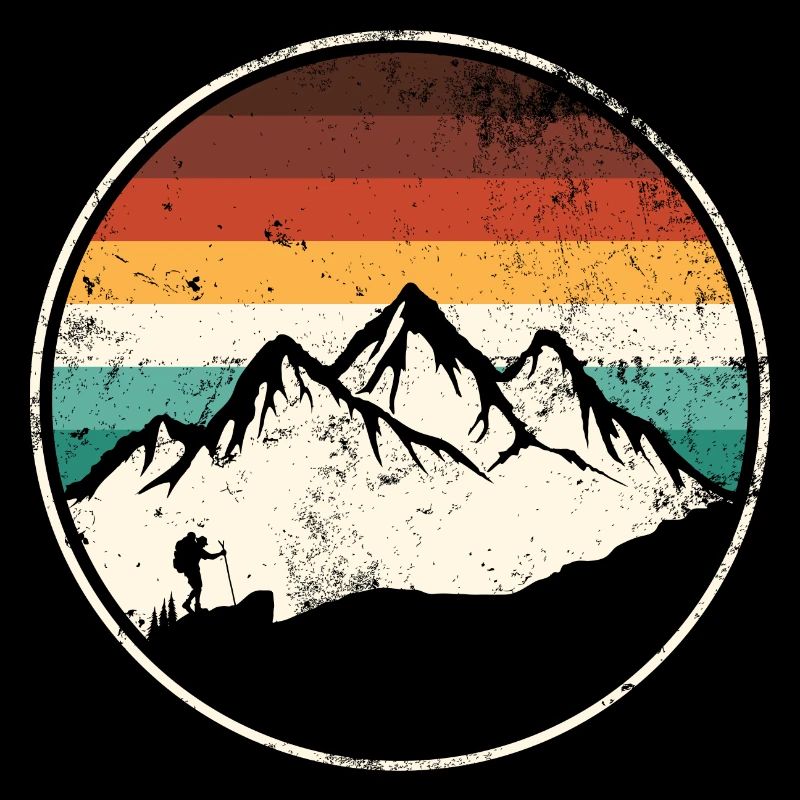 Retro Peak Trail Circle