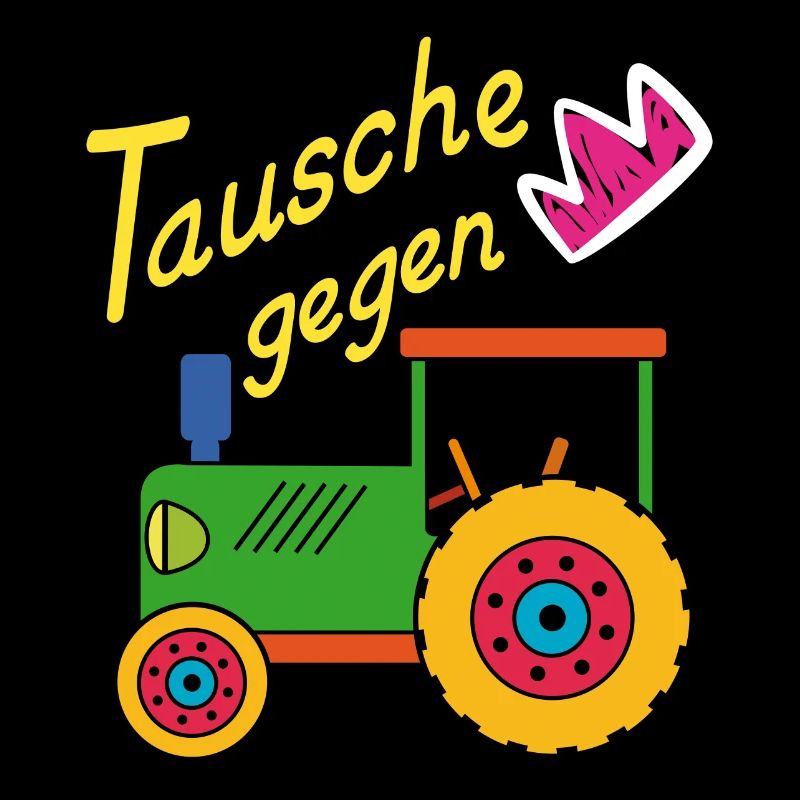 Tausche Krone gegen Traktor - cooles Traktordesign