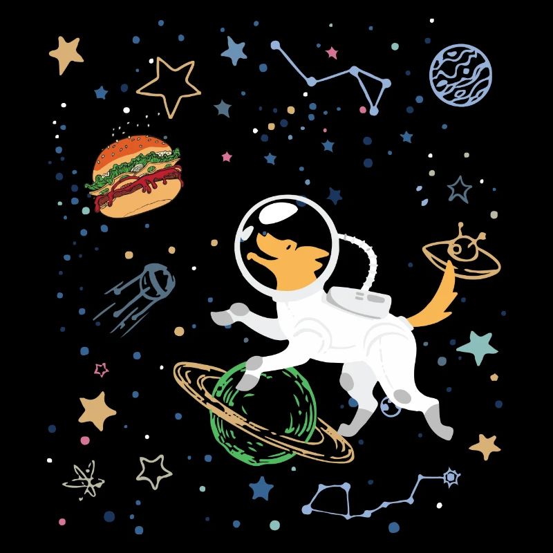 Space Explorer mit Astronaut Fox