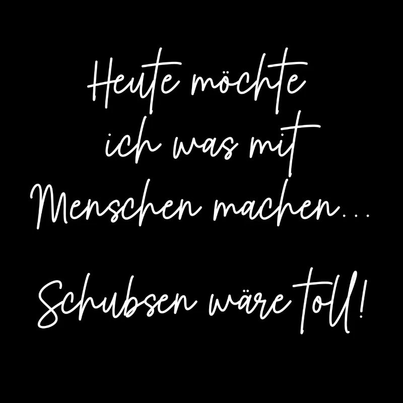 Humorvolle Spruchgrafik mit Schuss