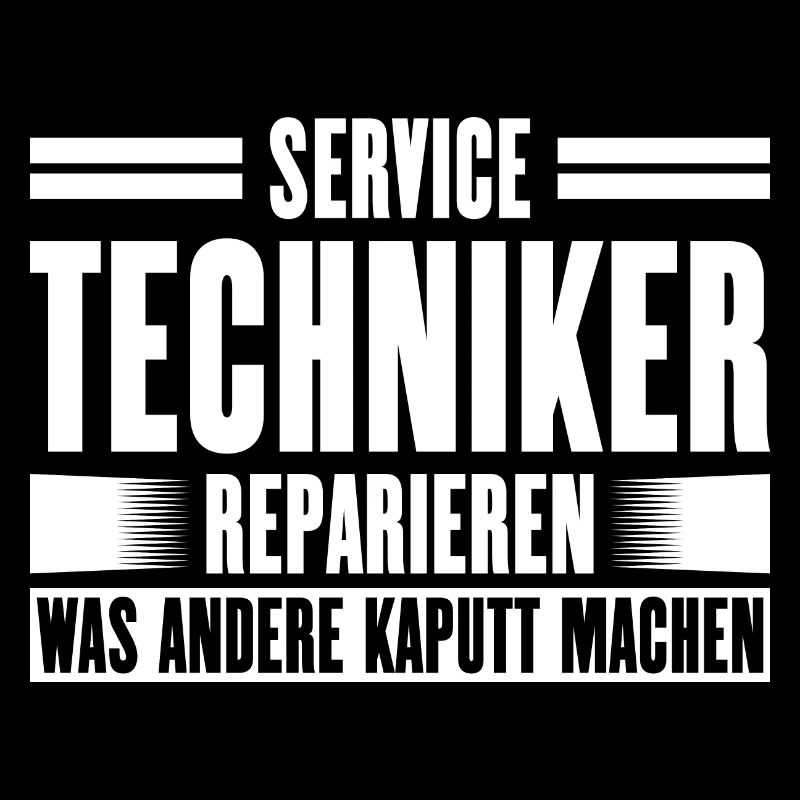 Service Technician Support Solution Slogan Service