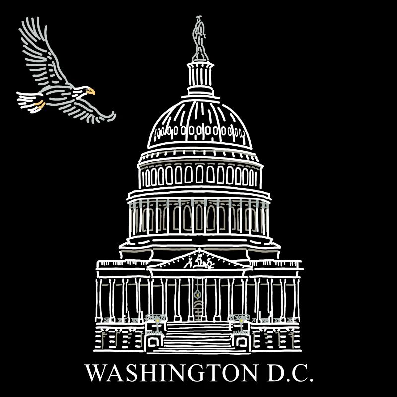 Washington D.C., Structure du Capitole, Pygargue à tête blanche