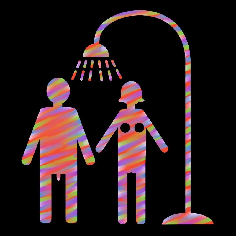  unter der Dusche Duschen